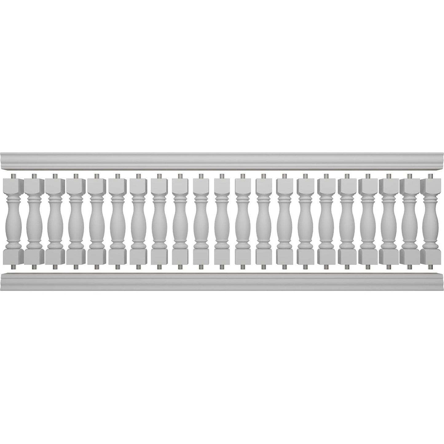 Ekena Millwork FiberThane Embassy Fiberglass Deck Rail Kit