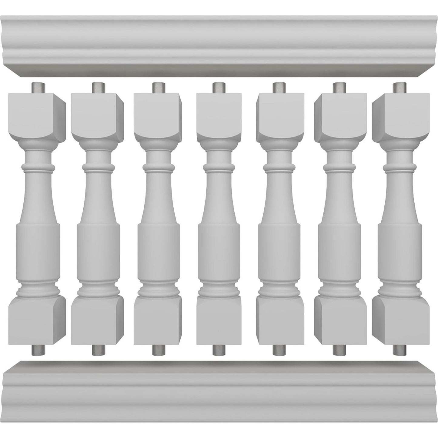 Ekena Millwork FiberThane Hamilton Fiberglass Deck Rail Kit