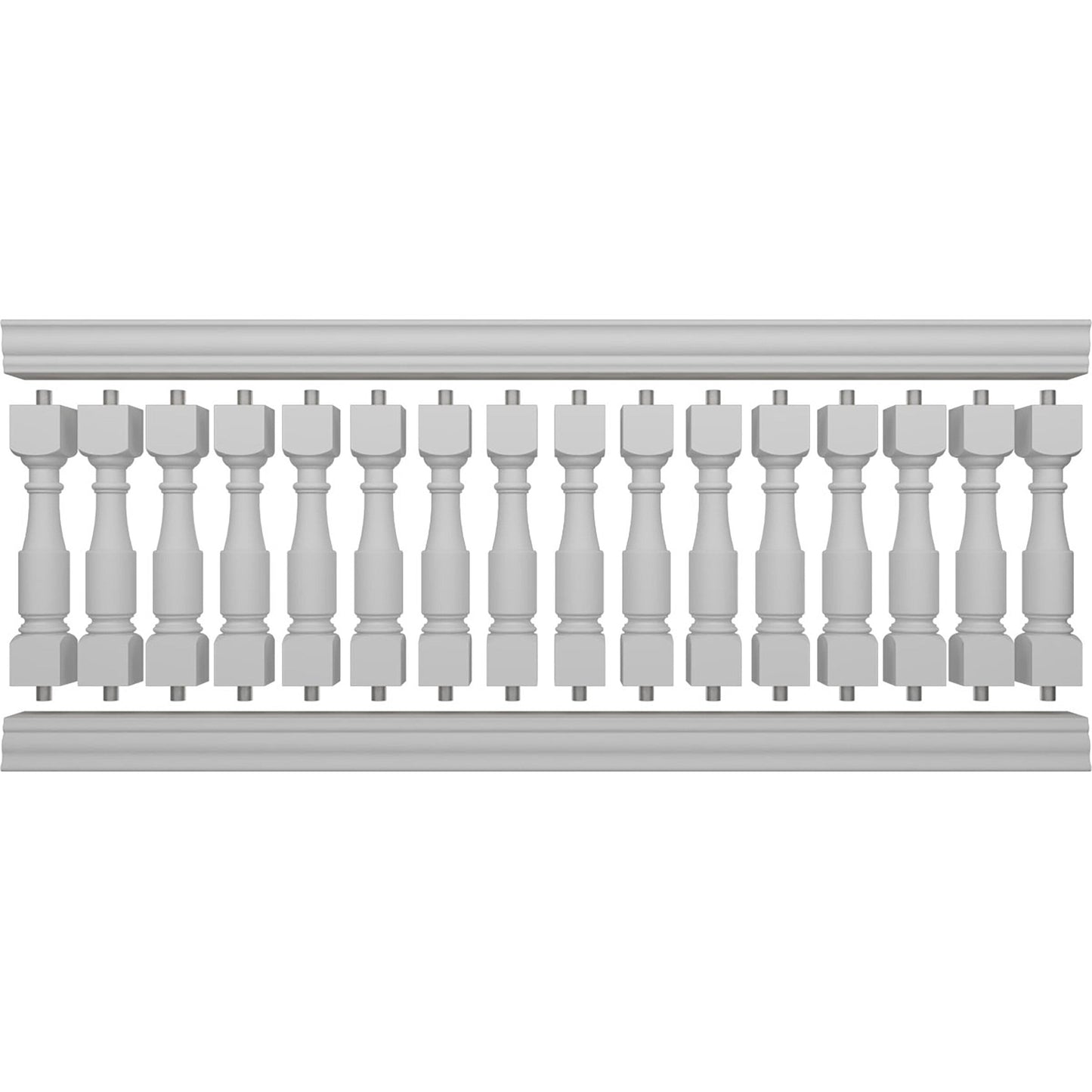 Ekena Millwork FiberThane Hamilton Fiberglass Deck Rail Kit
