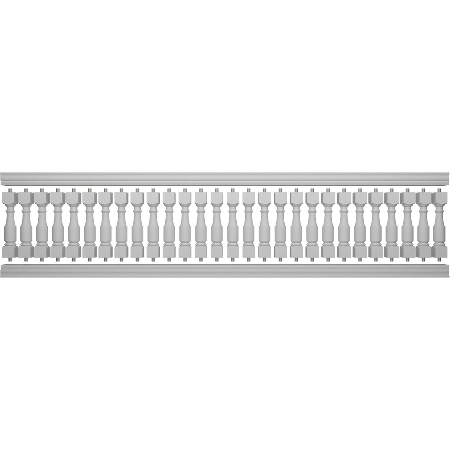 Ekena Millwork FiberThane Hamilton Fiberglass Deck Rail Kit