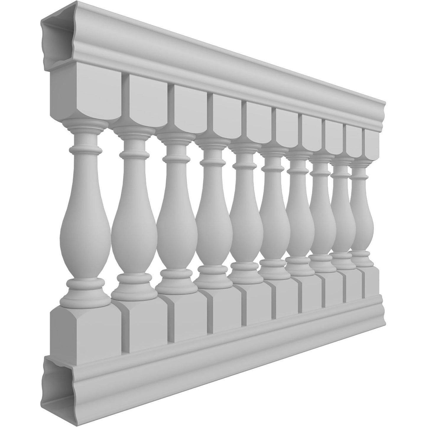 Ekena Millwork FiberThane Legacy Fiberglass Deck Rail Kit
