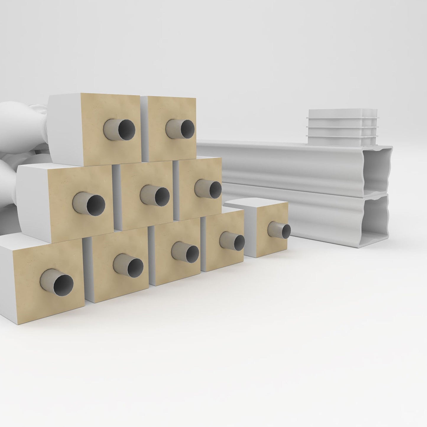 Ekena Millwork FiberThane Legacy Fiberglass Deck Rail Kit