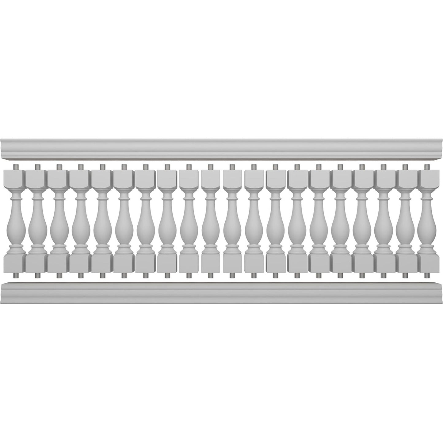 Ekena Millwork FiberThane Legacy Fiberglass Deck Rail Kit