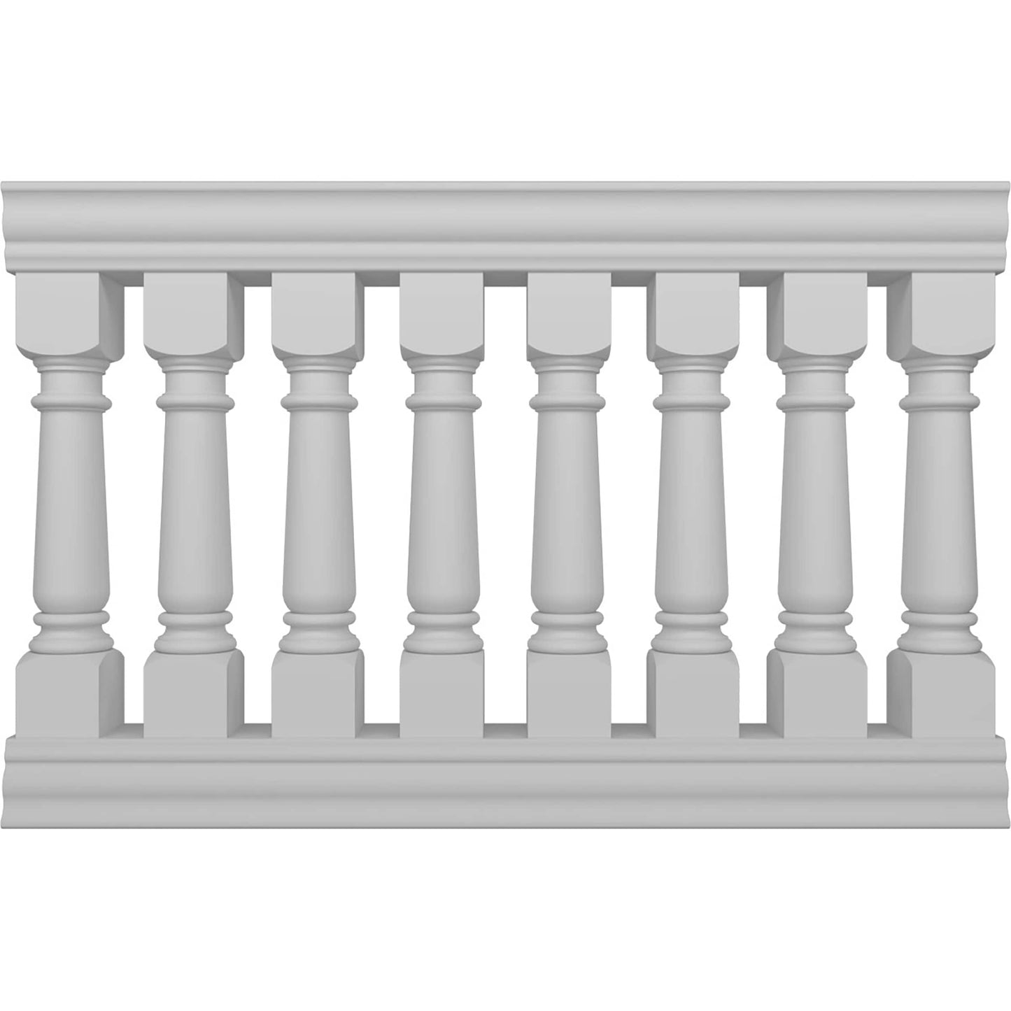 Ekena Millwork FiberThane Wellington Fiberglass Deck Rail Kit