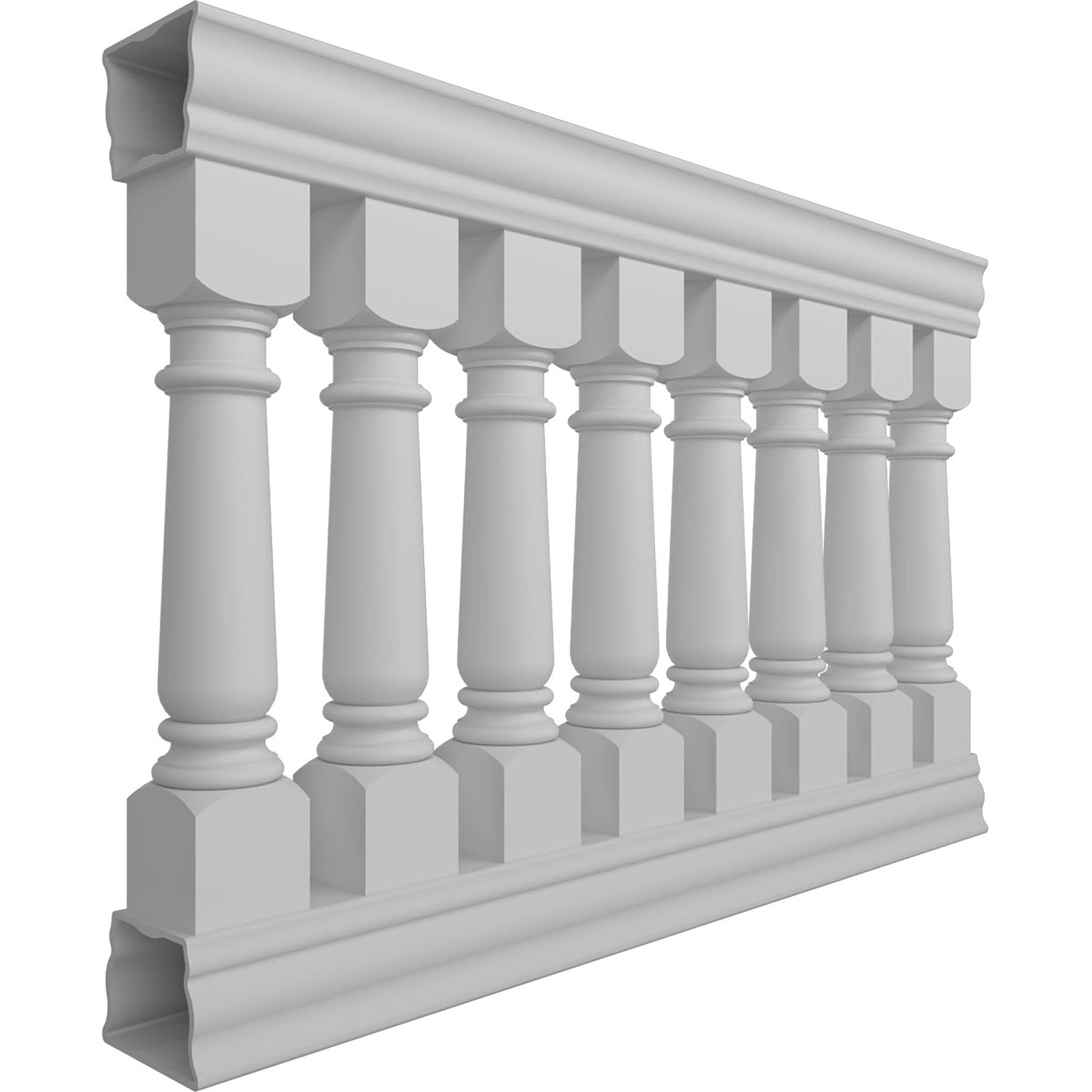 Ekena Millwork FiberThane Wellington Fiberglass Deck Rail Kit