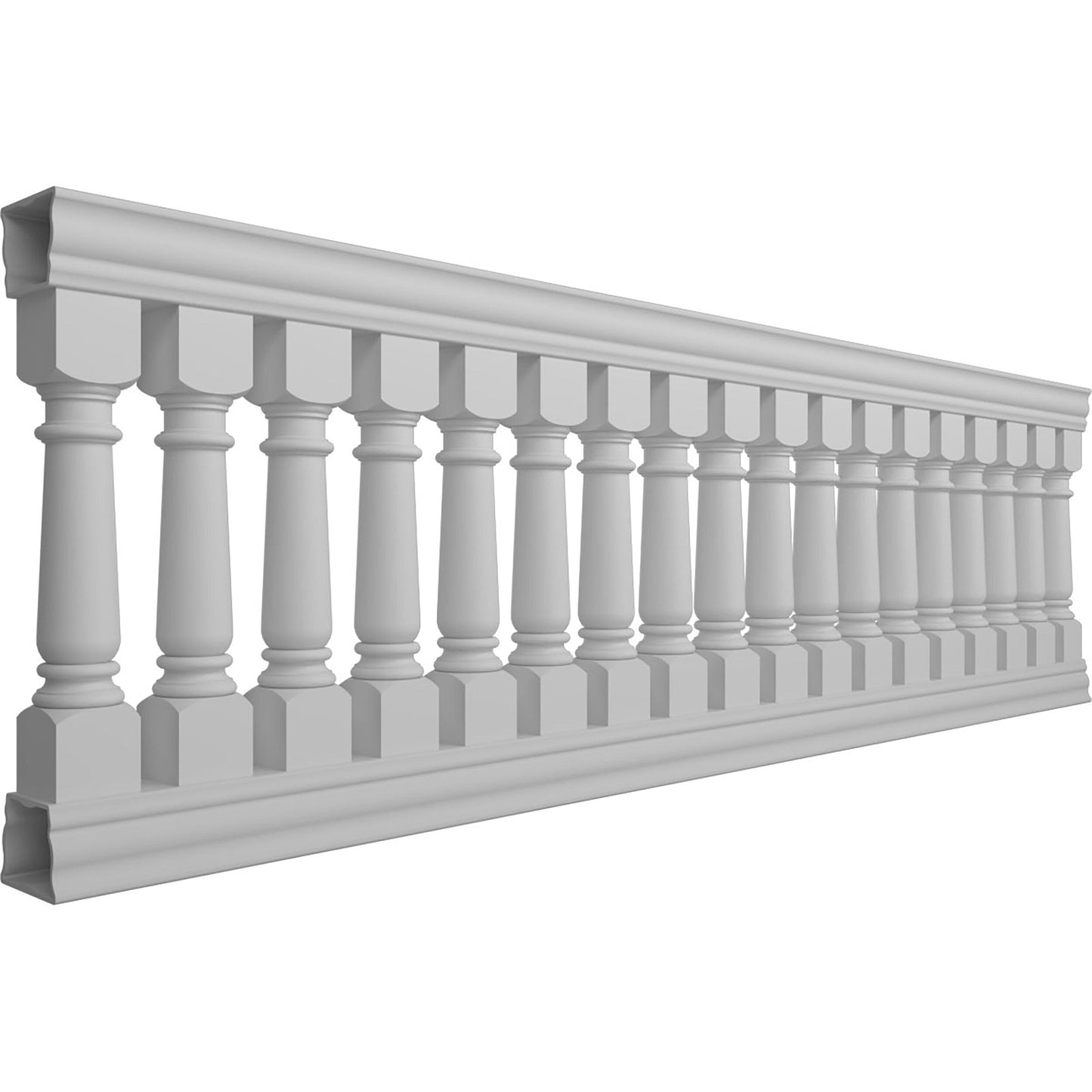 Ekena Millwork FiberThane Wellington Fiberglass Deck Rail Kit