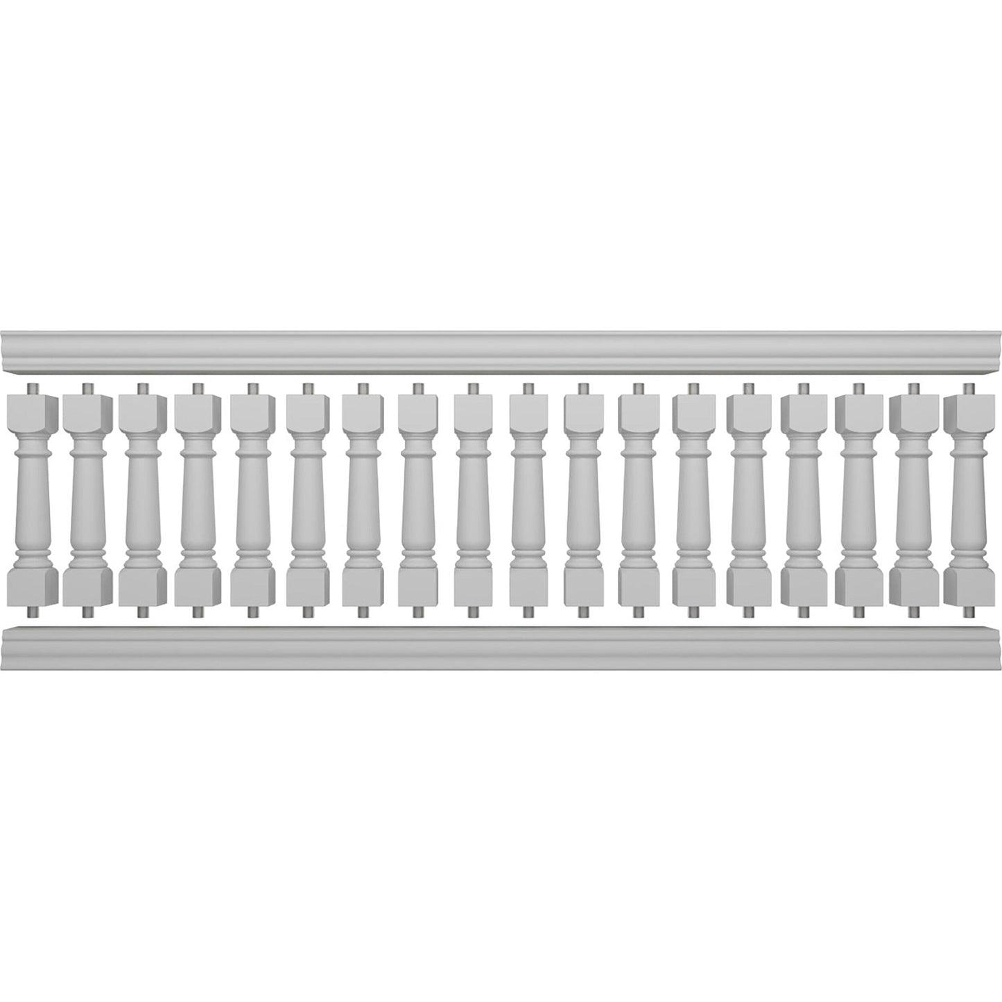 Ekena Millwork FiberThane Wellington Fiberglass Deck Rail Kit