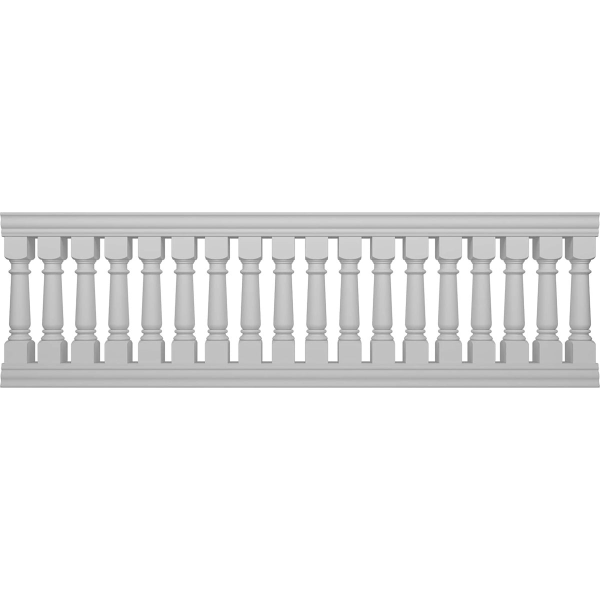 Ekena Millwork FiberThane Wellington Fiberglass Deck Rail Kit