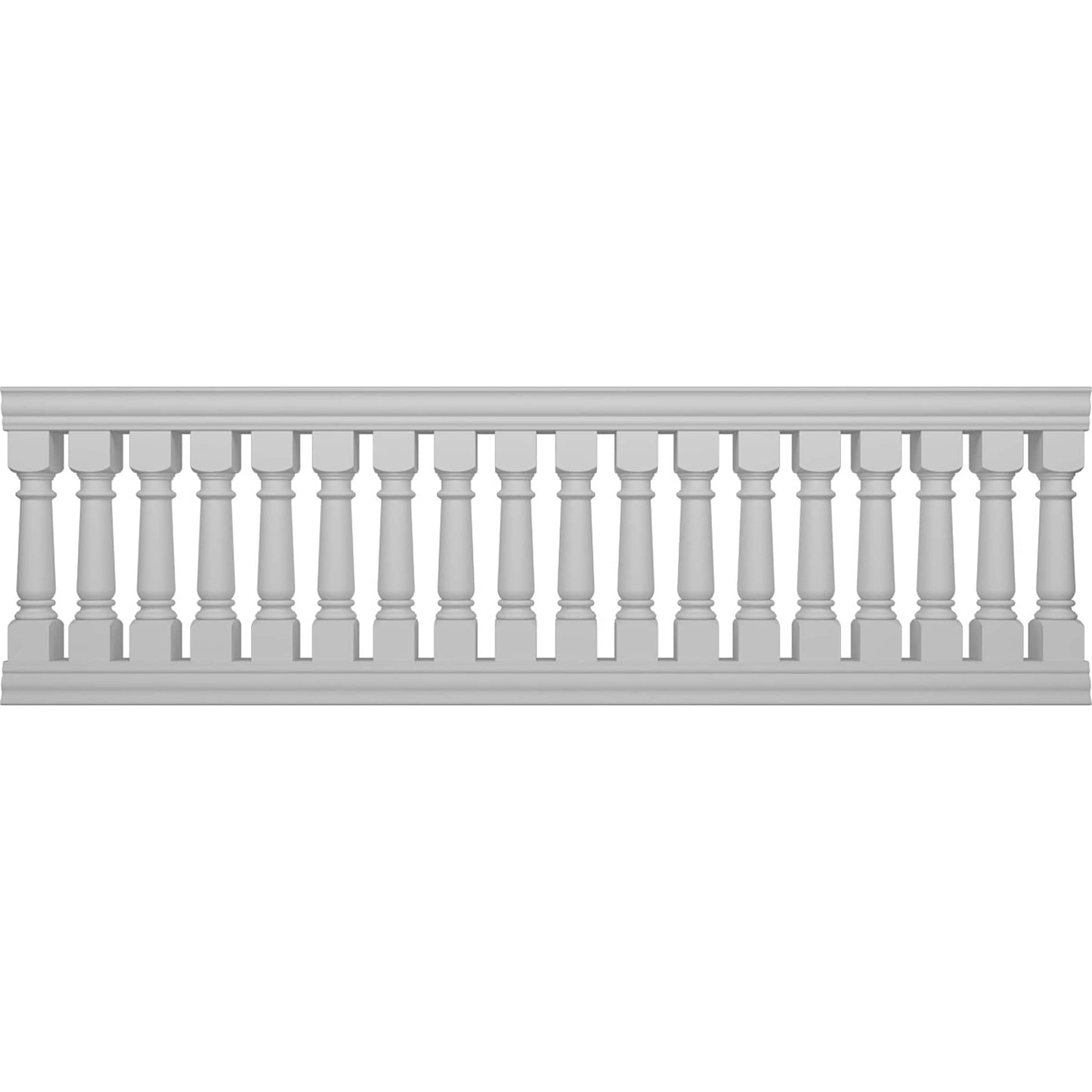 Ekena Millwork FiberThane Wellington Fiberglass Deck Rail Kit