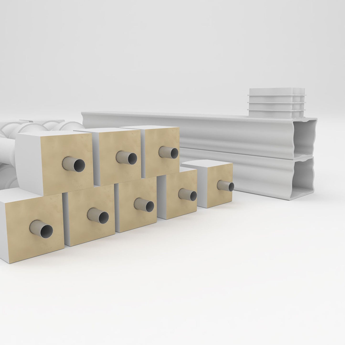 Ekena Millwork FiberThane York Fiberglass Deck Rail Kit