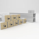 Ekena Millwork FiberThane York Fiberglass Deck Rail Kit