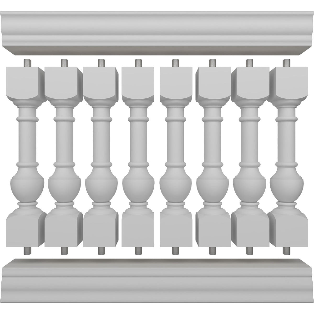 Ekena Millwork FiberThane York Fiberglass Deck Rail Kit