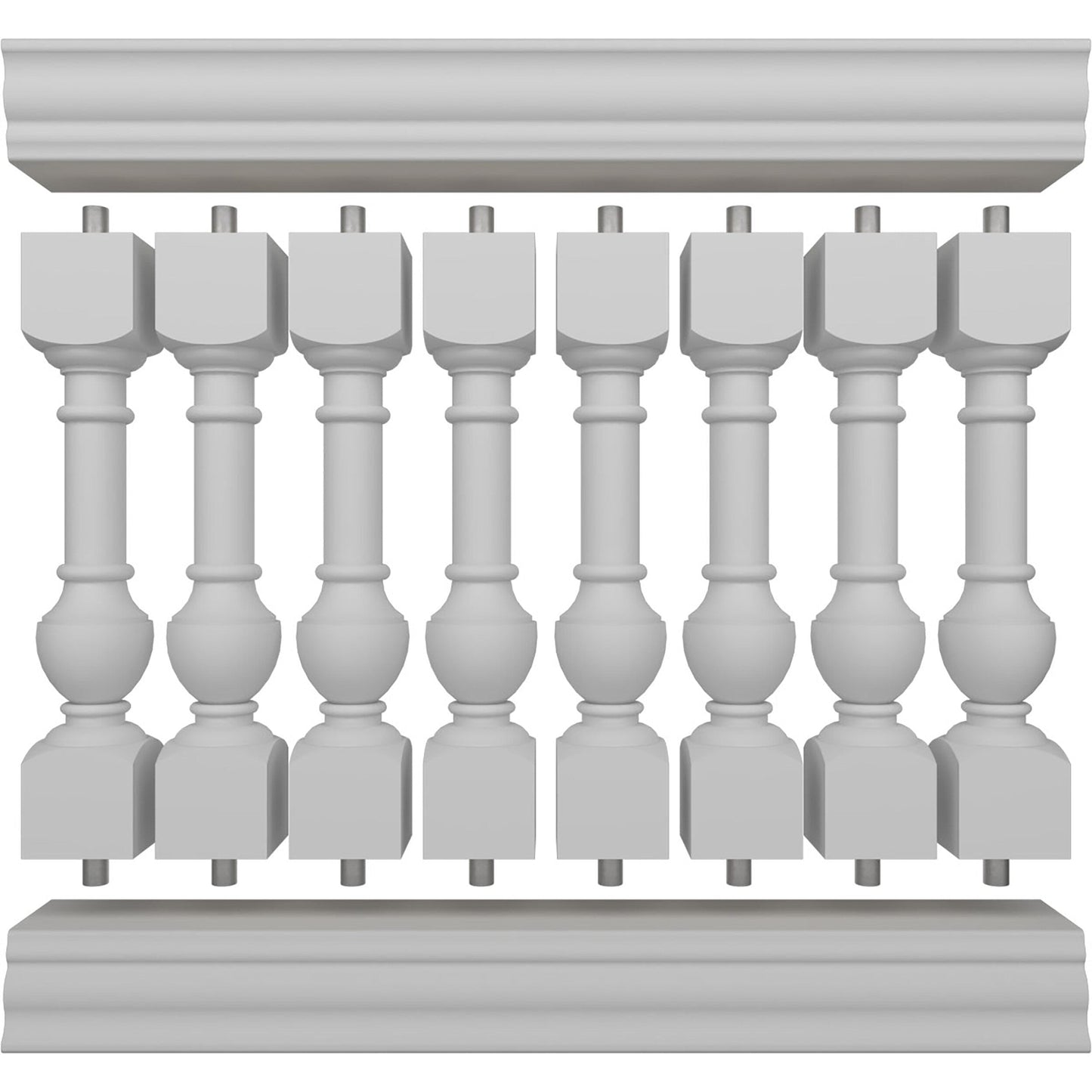 Ekena Millwork FiberThane York Fiberglass Deck Rail Kit