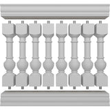 Ekena Millwork FiberThane York Fiberglass Deck Rail Kit