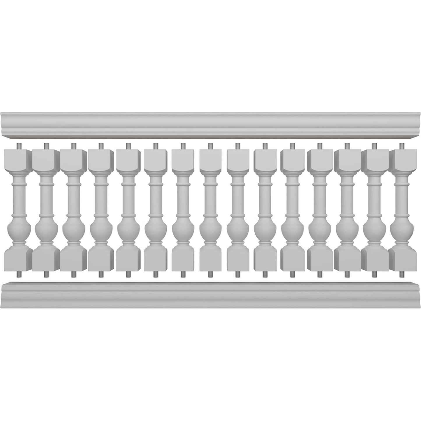Ekena Millwork FiberThane York Fiberglass Deck Rail Kit