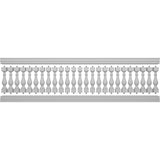 Ekena Millwork FiberThane Traditional Fiberglass Deck Rail Kit