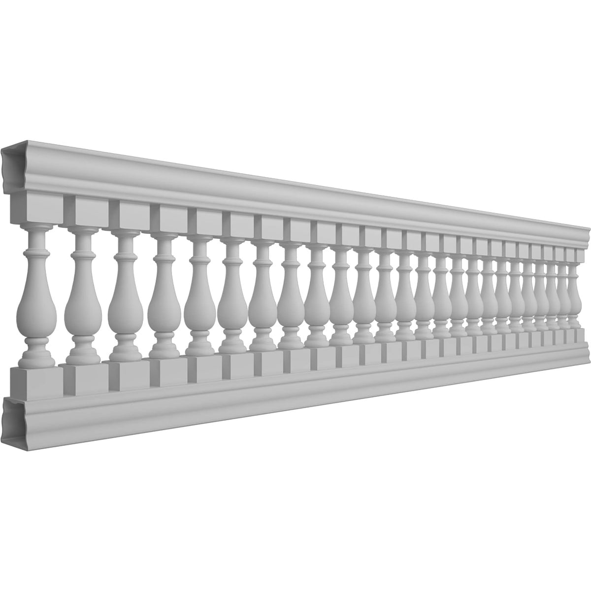 Ekena Millwork FiberThane Traditional Fiberglass Deck Rail Kit