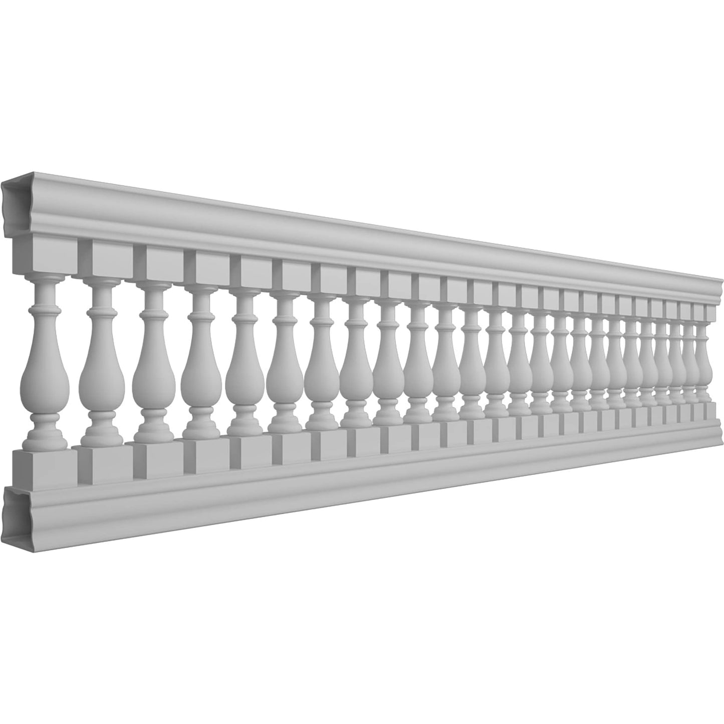 Ekena Millwork FiberThane Traditional Fiberglass Deck Rail Kit