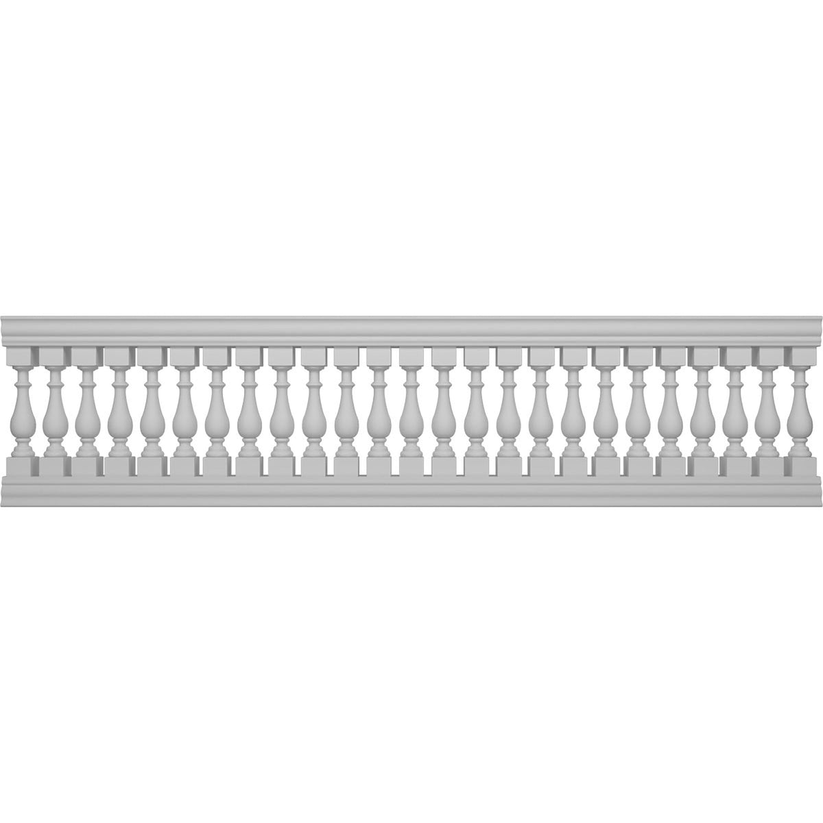 Ekena Millwork FiberThane Traditional Fiberglass Deck Rail Kit