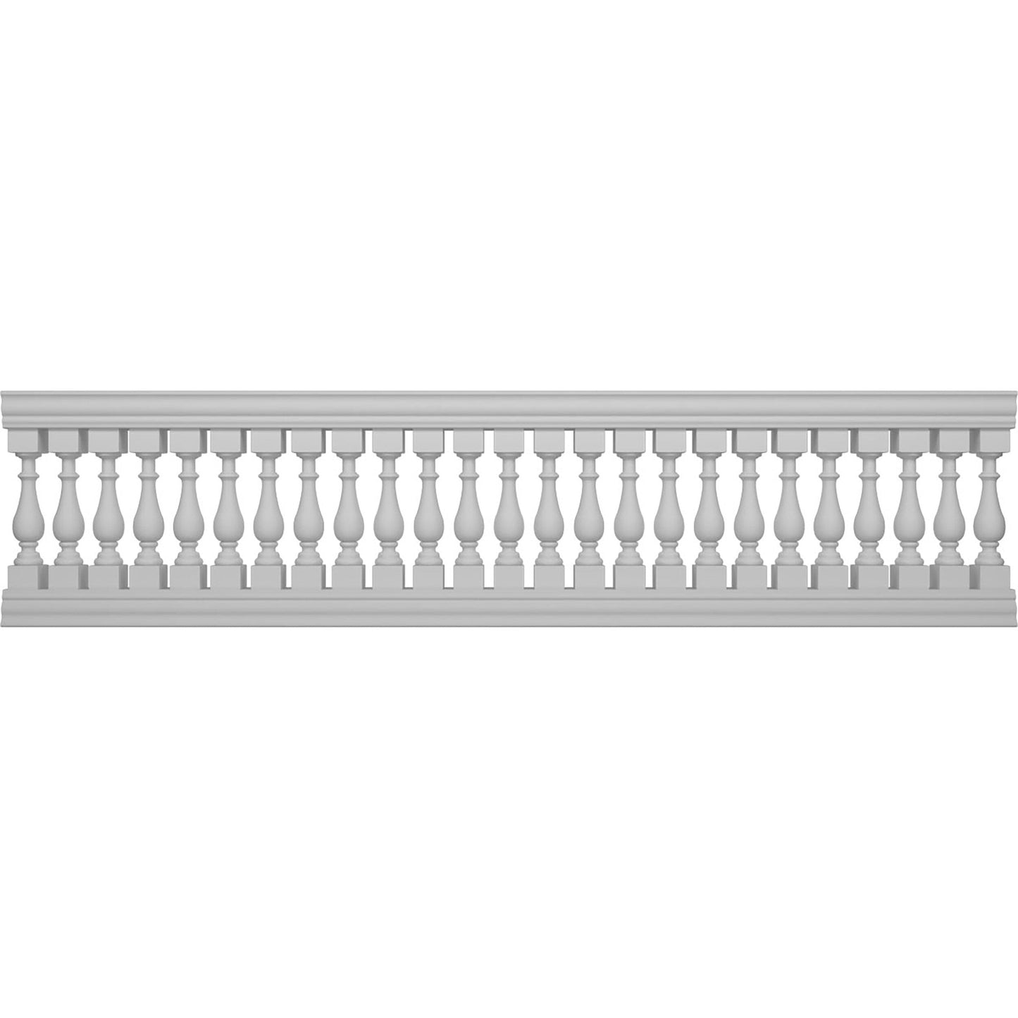 Ekena Millwork FiberThane Traditional Fiberglass Deck Rail Kit