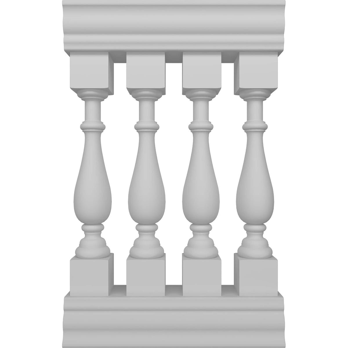 Ekena Millwork FiberThane Traditional Fiberglass Deck Rail Kit