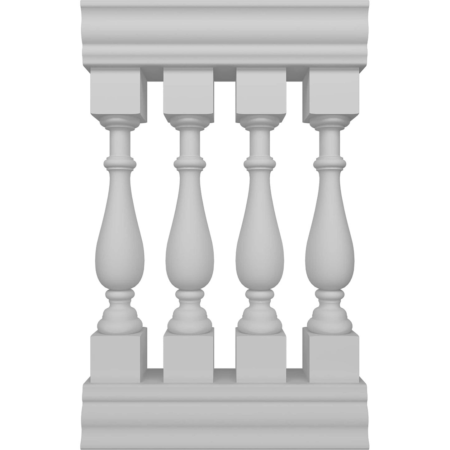 Ekena Millwork FiberThane Traditional Fiberglass Deck Rail Kit
