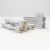 Ekena Millwork FiberThane Traditional Fiberglass Deck Rail Kit