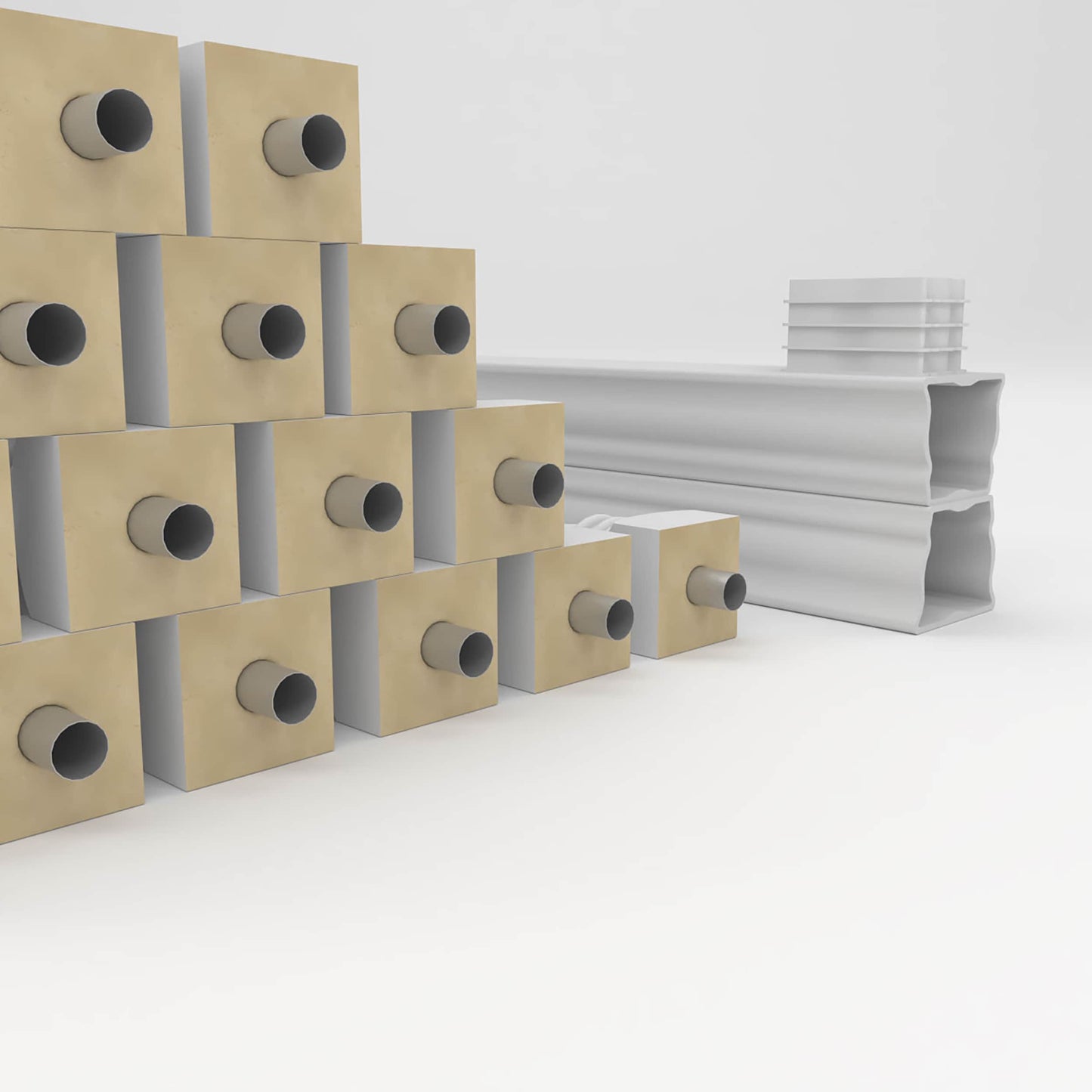 Ekena Millwork FiberThane Embassy Fiberglass Deck Rail Kit
