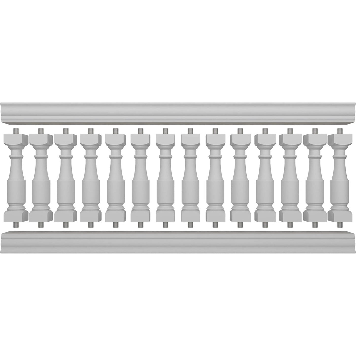 Ekena Millwork FiberThane Hamilton Fiberglass Deck Rail Kit