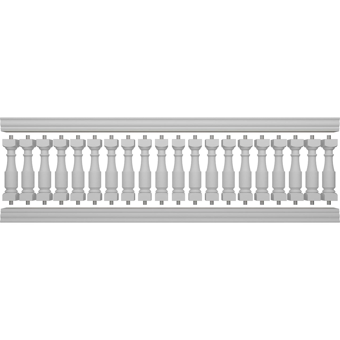 Ekena Millwork FiberThane Hamilton Fiberglass Deck Rail Kit