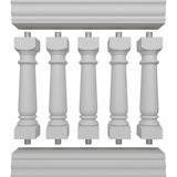 Ekena Millwork FiberThane Wellington Fiberglass Deck Rail Kit