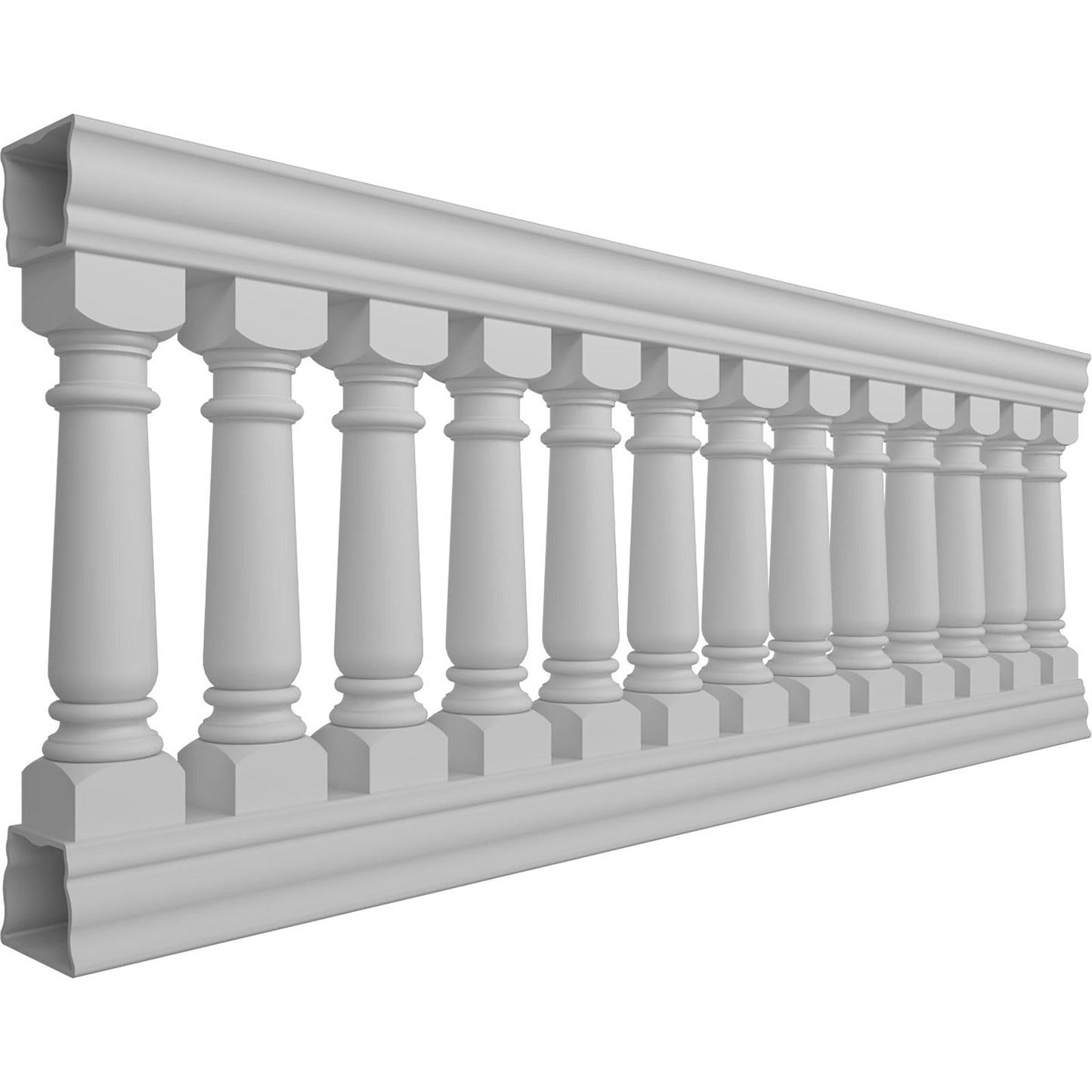 Ekena Millwork FiberThane Wellington Fiberglass Deck Rail Kit
