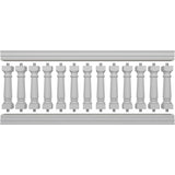 Ekena Millwork FiberThane Wellington Fiberglass Deck Rail Kit
