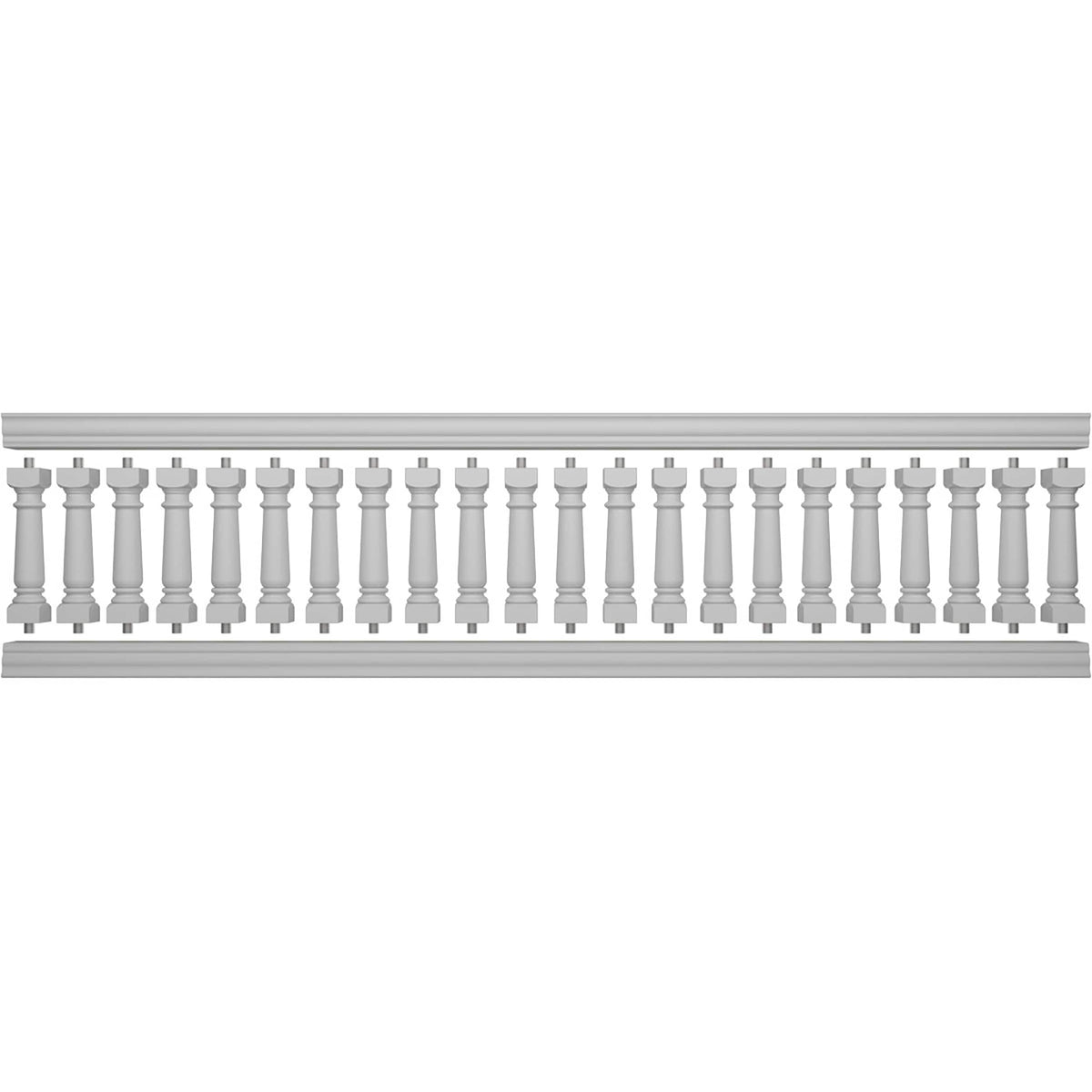 Ekena Millwork FiberThane Wellington Fiberglass Deck Rail Kit