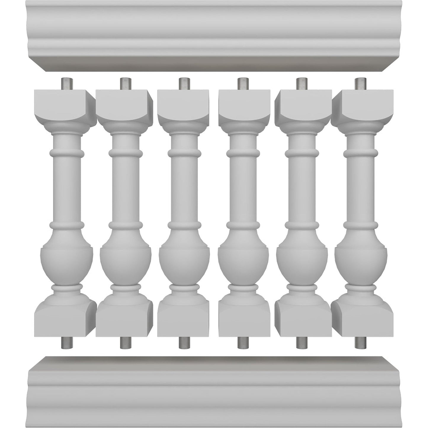Ekena Millwork FiberThane York Fiberglass Deck Rail Kit