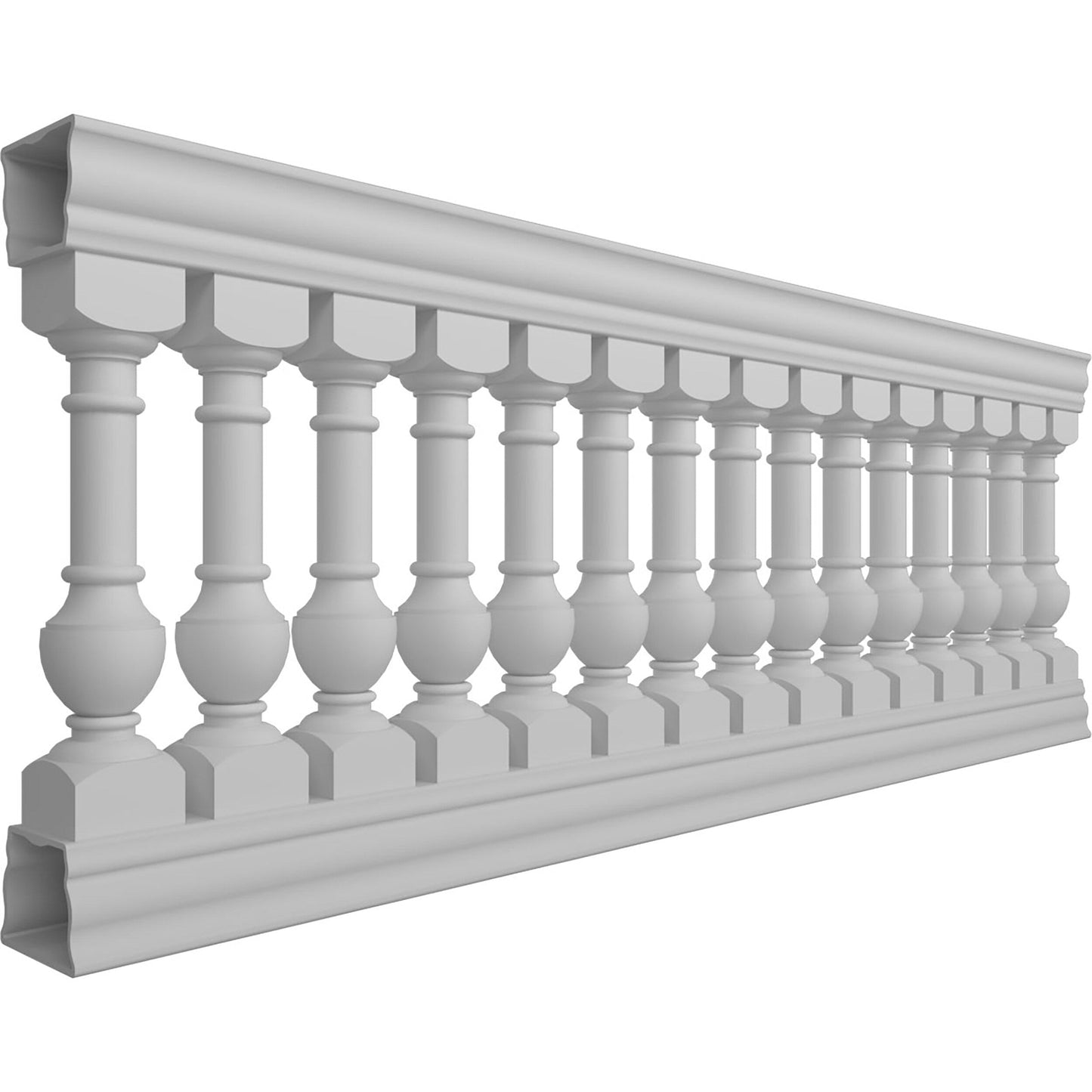 Ekena Millwork FiberThane York Fiberglass Deck Rail Kit