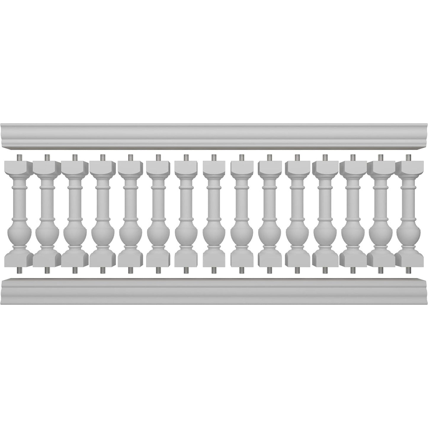 Ekena Millwork FiberThane York Fiberglass Deck Rail Kit