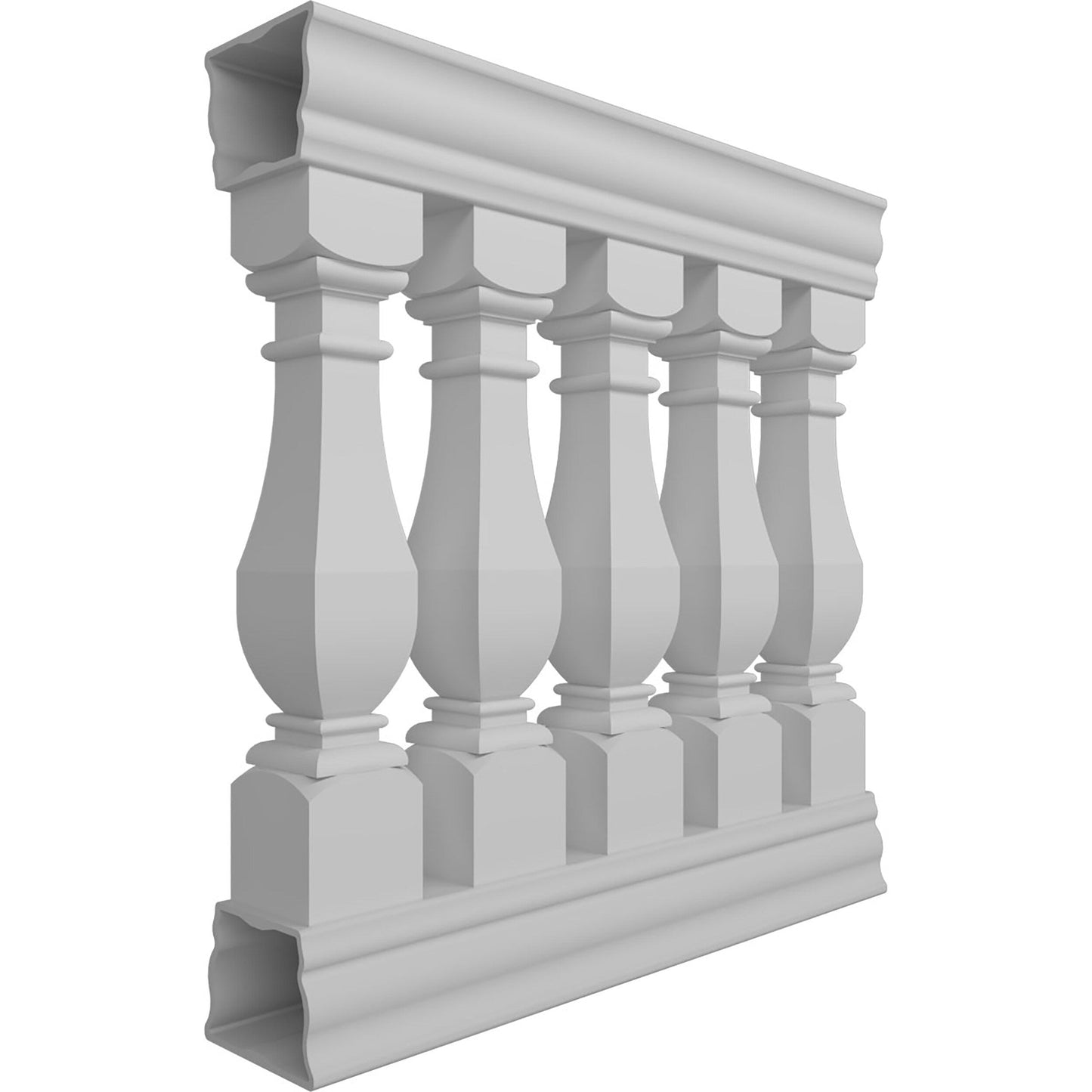 Ekena Millwork FiberThane Arcadian Fiberglass Deck Rail Kit