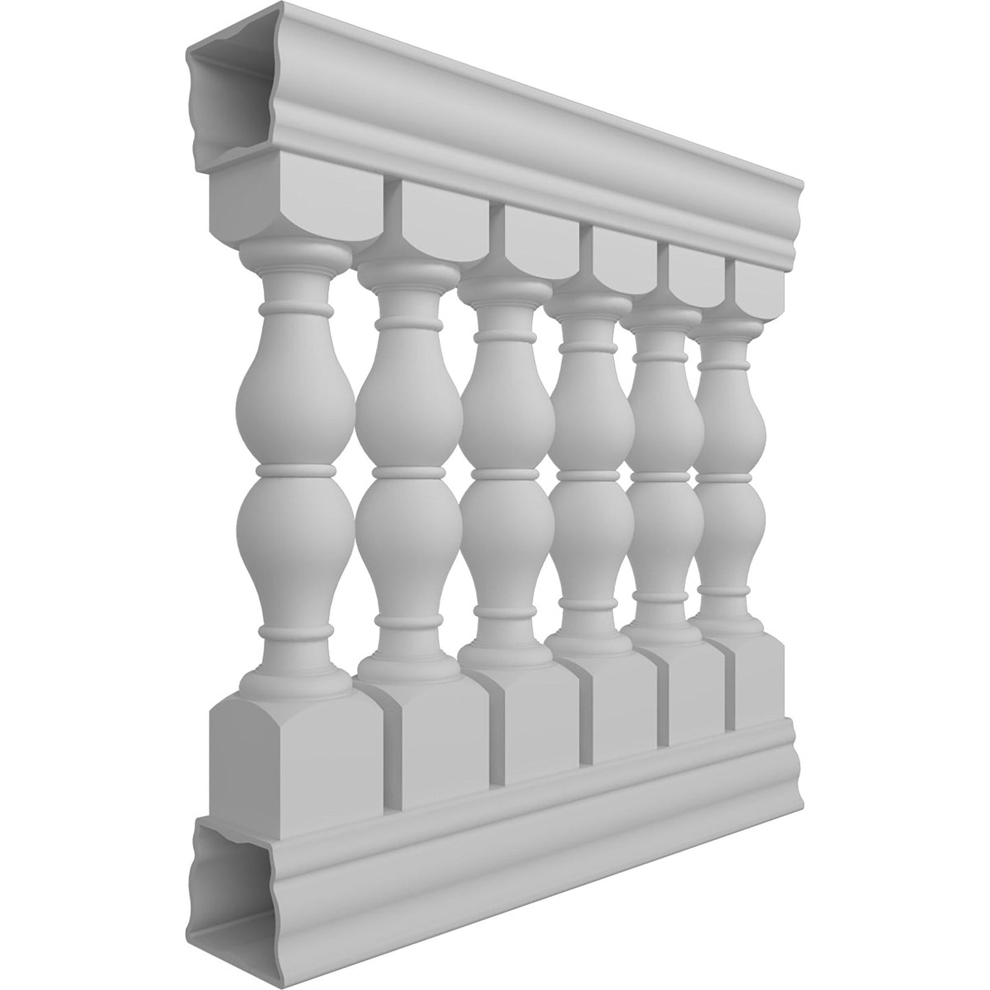 Ekena Millwork FiberThane Avalon Fiberglass Deck Rail Kit