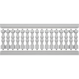 Ekena Millwork FiberThane Avalon Fiberglass Deck Rail Kit