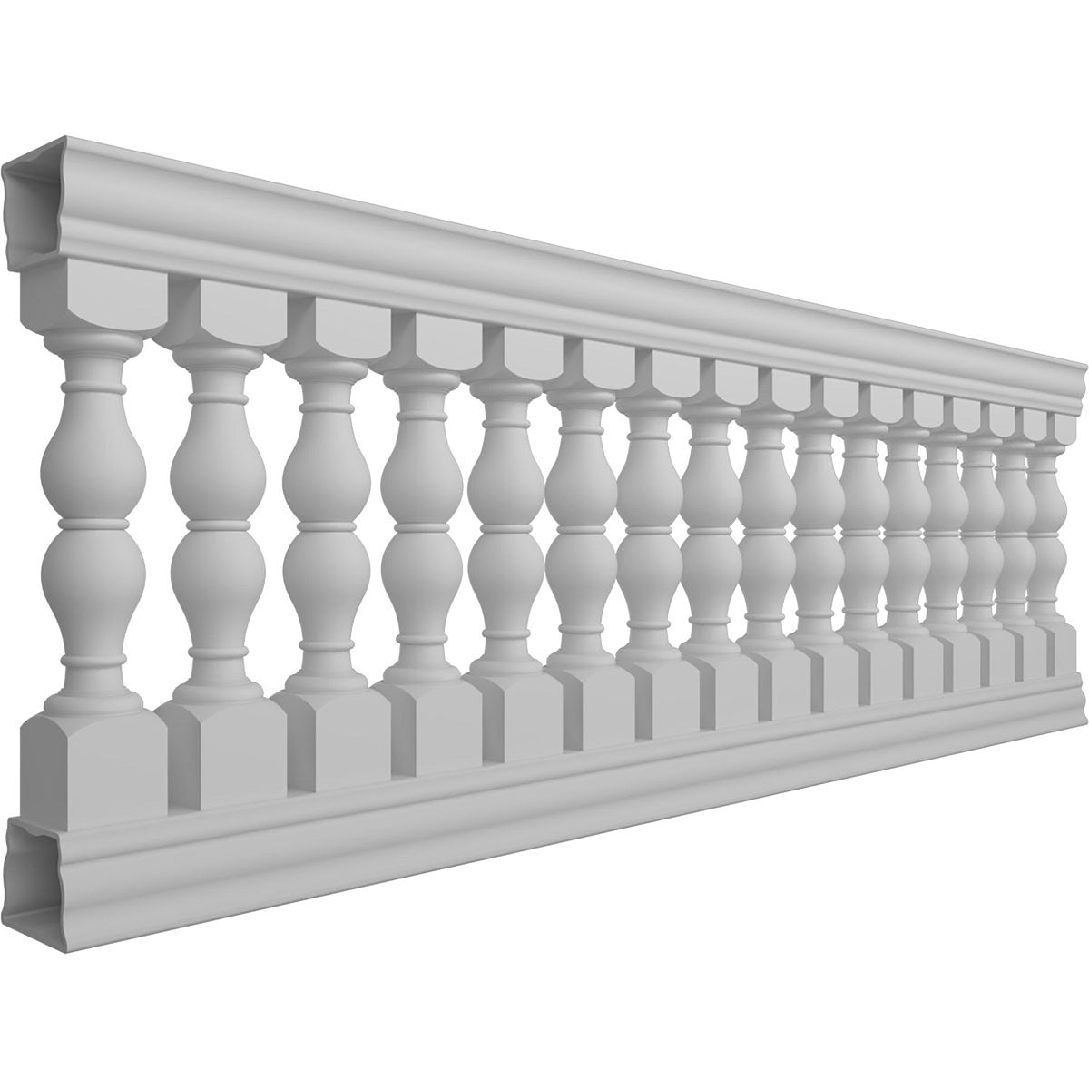 Ekena Millwork FiberThane Avalon Fiberglass Deck Rail Kit
