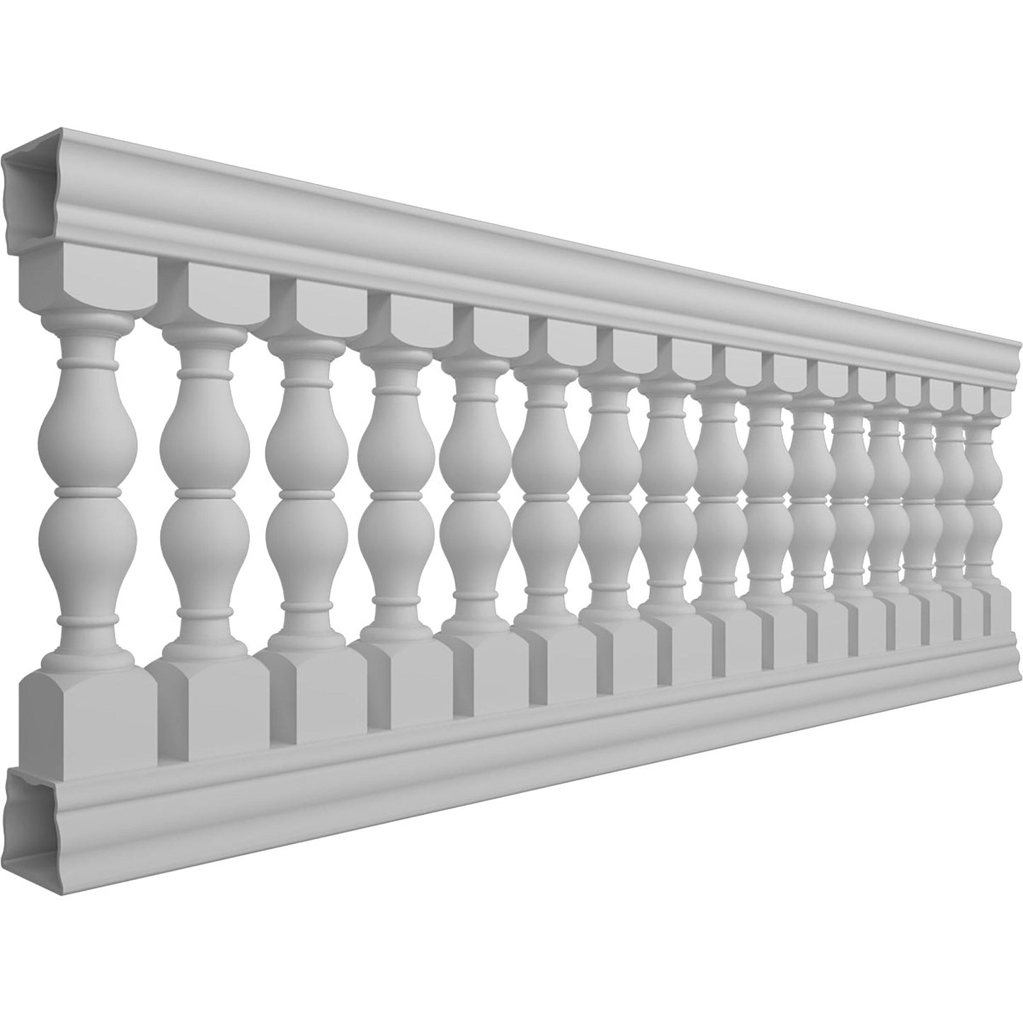 Ekena Millwork FiberThane Avalon Fiberglass Deck Rail Kit