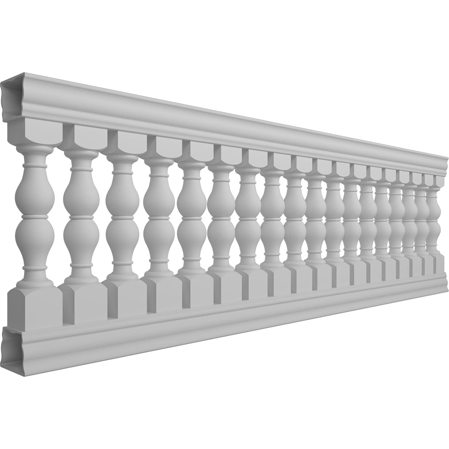 Ekena Millwork FiberThane Avalon Fiberglass Deck Rail Kit