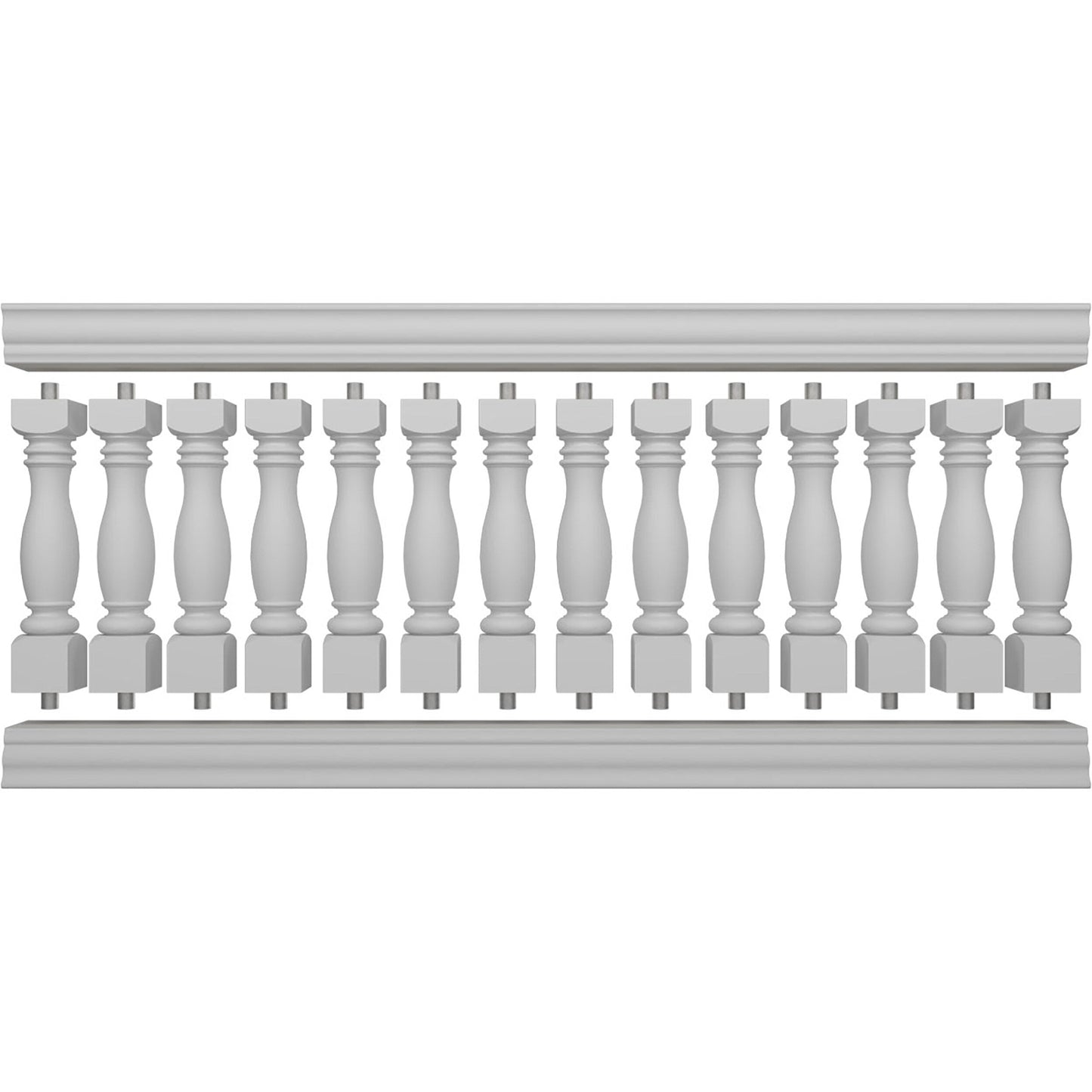 Ekena Millwork FiberThane Embassy Fiberglass Deck Rail Kit