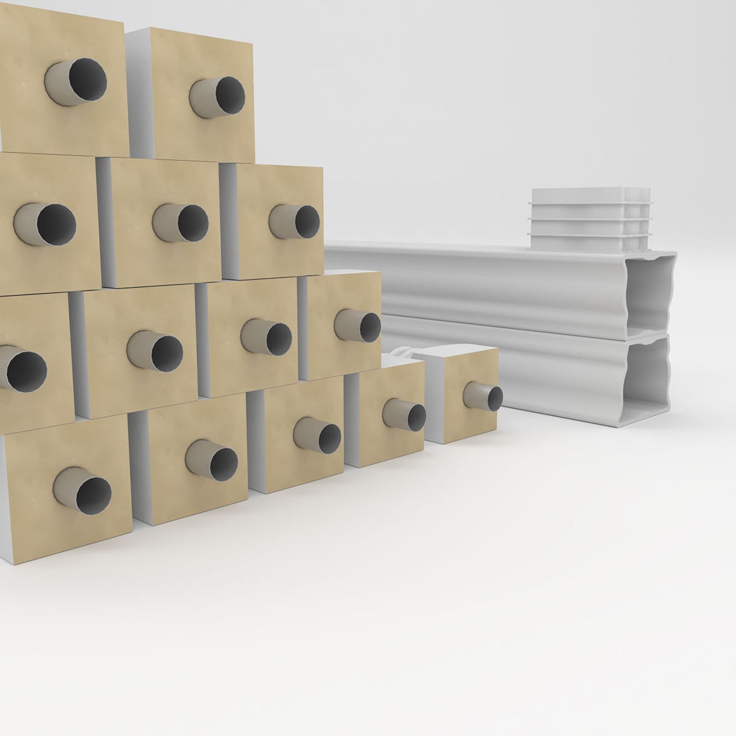 Ekena Millwork FiberThane Embassy Fiberglass Deck Rail Kit