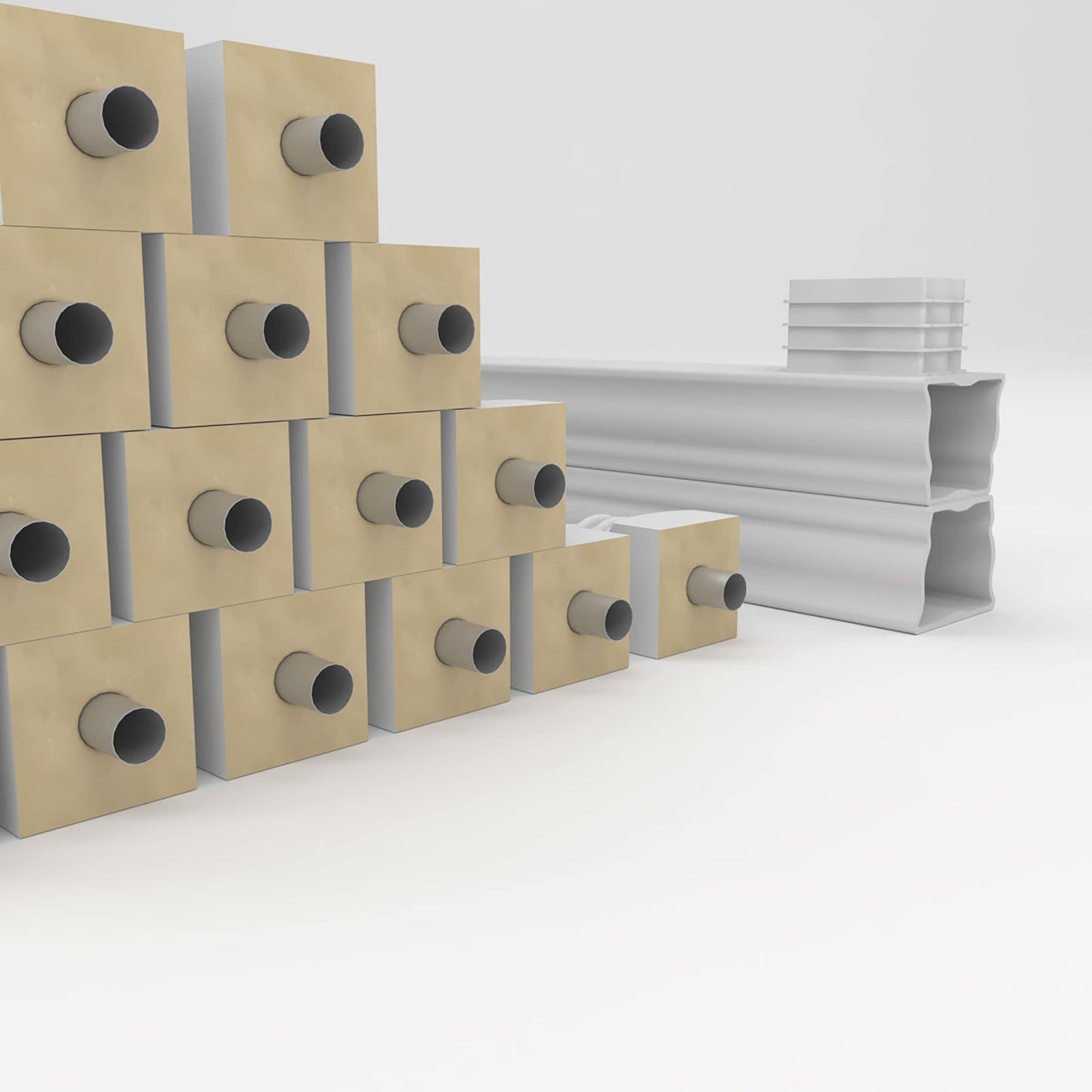 Ekena Millwork FiberThane Embassy Fiberglass Deck Rail Kit