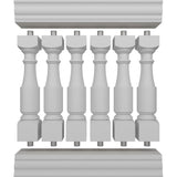 Ekena Millwork FiberThane Hamilton Fiberglass Deck Rail Kit