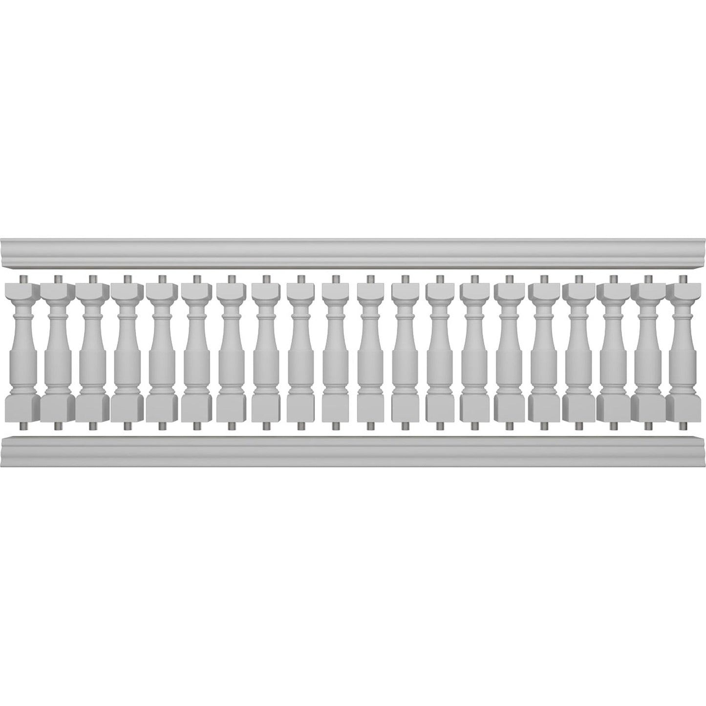 Ekena Millwork FiberThane Hamilton Fiberglass Deck Rail Kit