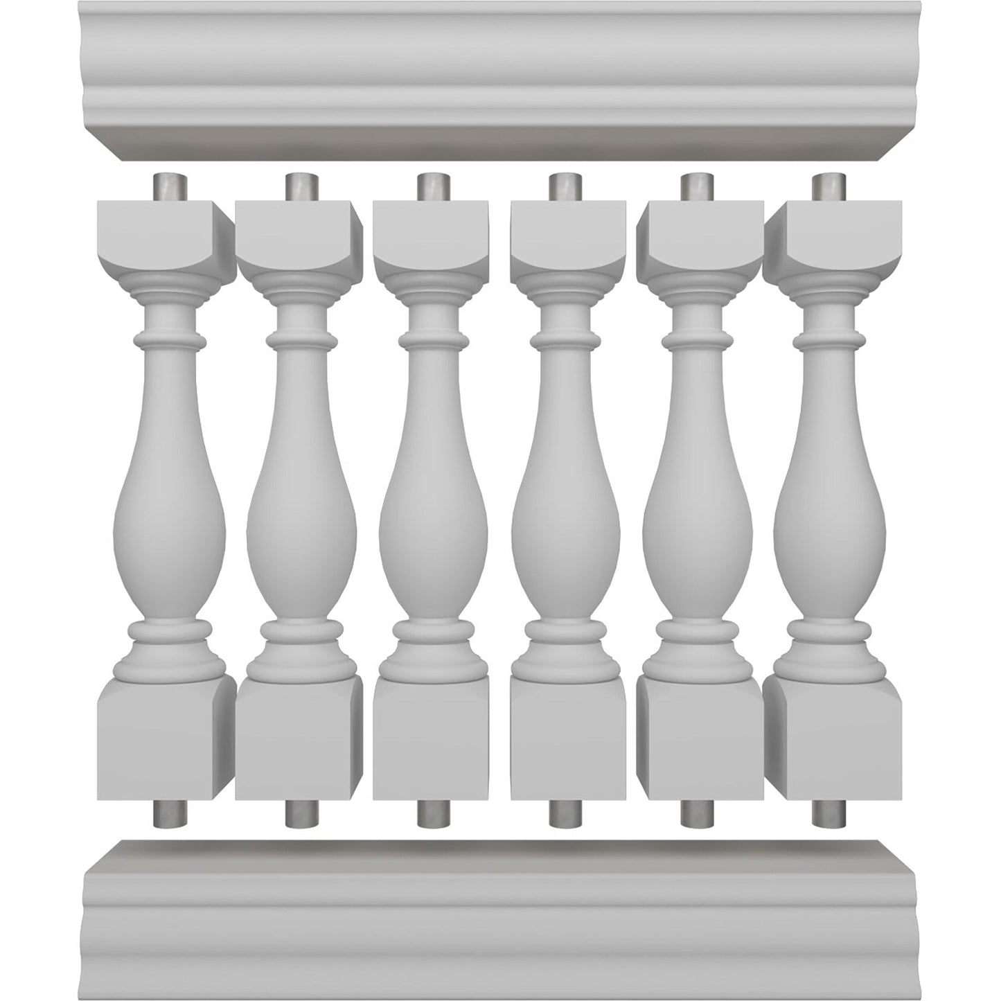 Ekena Millwork FiberThane Legacy Fiberglass Deck Rail Kit