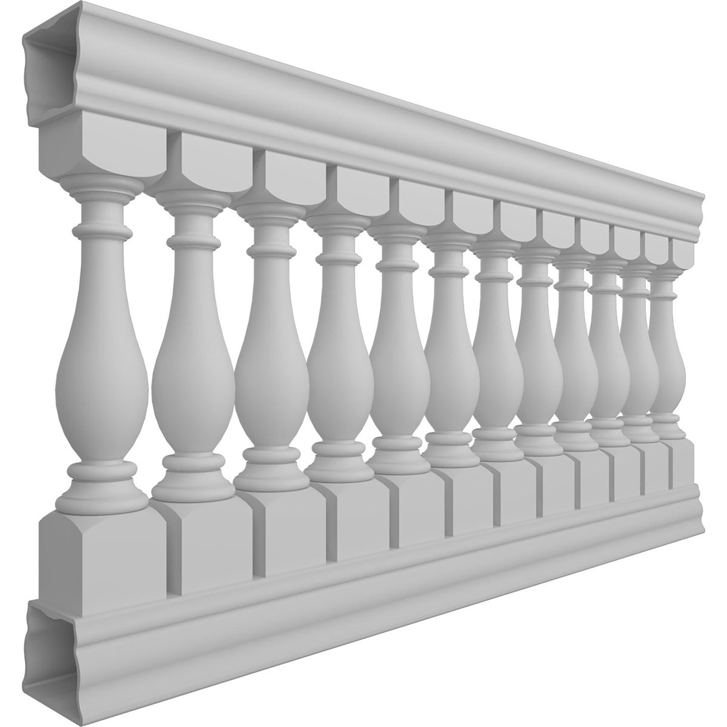 Ekena Millwork FiberThane Legacy Fiberglass Deck Rail Kit